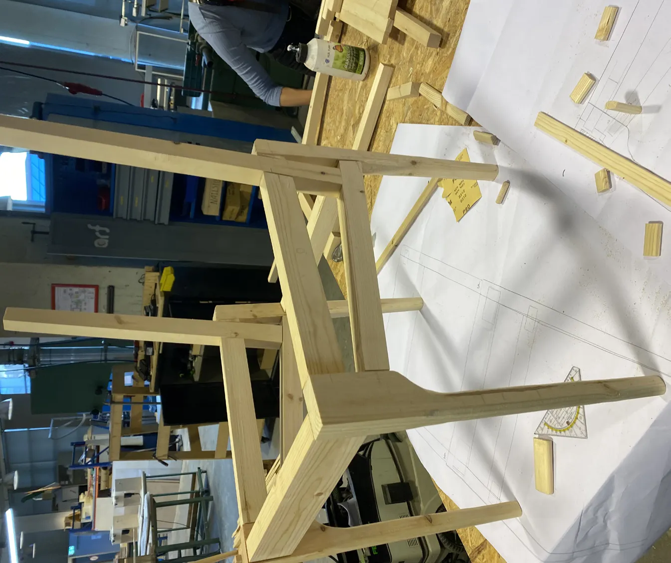 wood chair, image 2