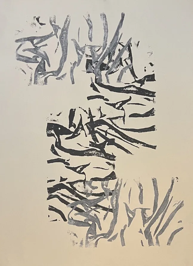 prints produced with objects from my surroundings, image 2