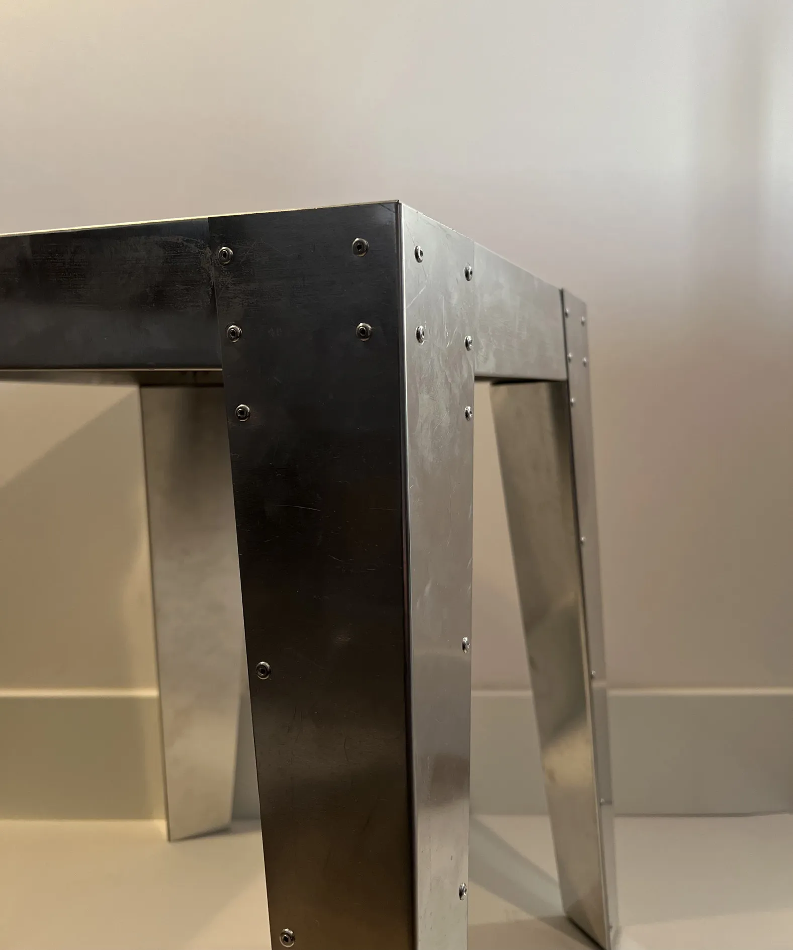 metal stool — furniture