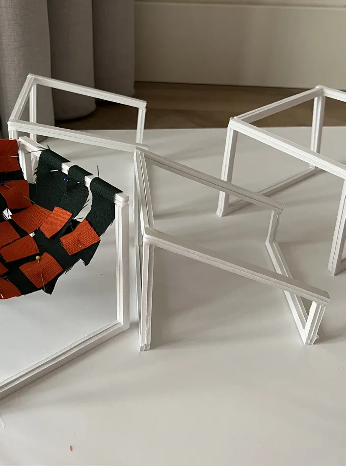 weaved shell chair, image 4