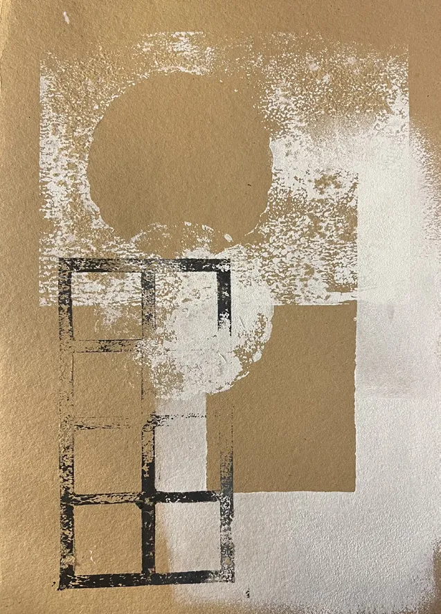 prints produced with objects from my surroundings, image 4